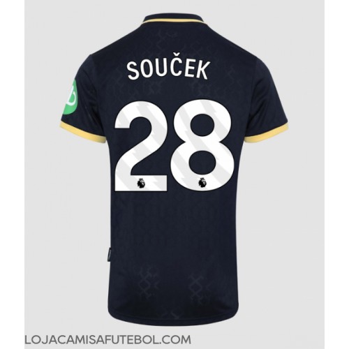 Camisa de Futebol West Ham United Tomas Soucek #28 Equipamento Alternativo 2025-26 Manga Curta